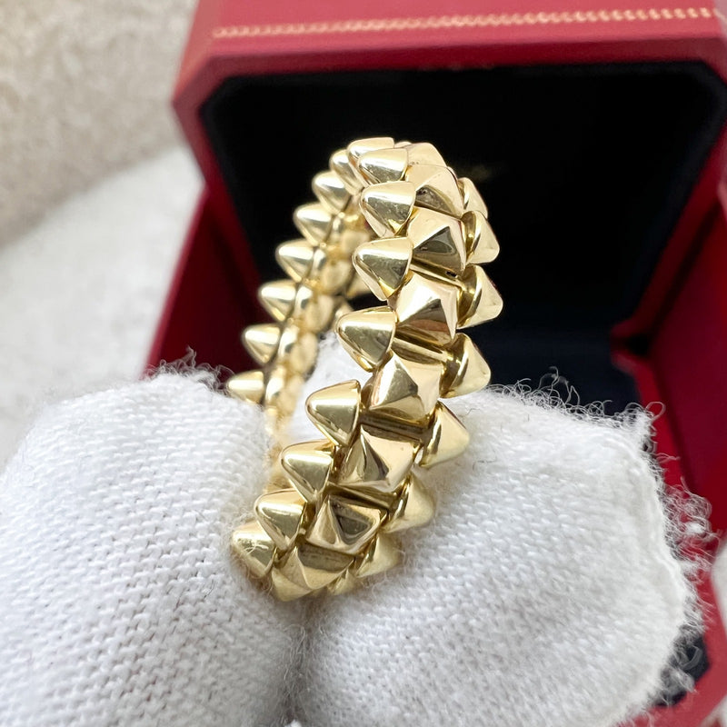 Cartier Clash de Cartier Small Model Ring in 18K Yellow Gold Sz 50