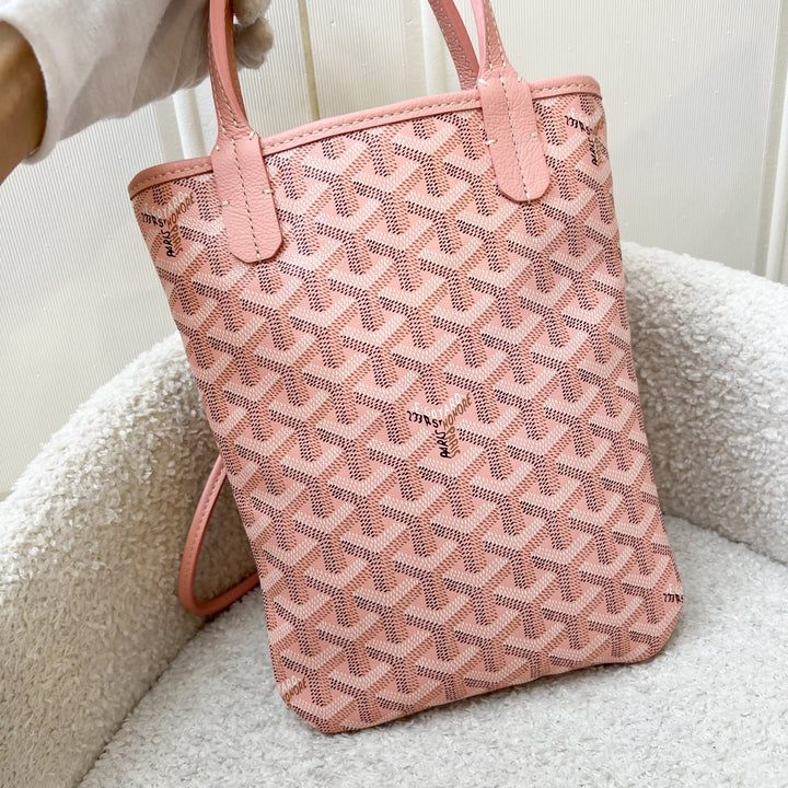 Goyard Poitiers Claire-Voie Bag in Pink Goyardine Canvas – Brands