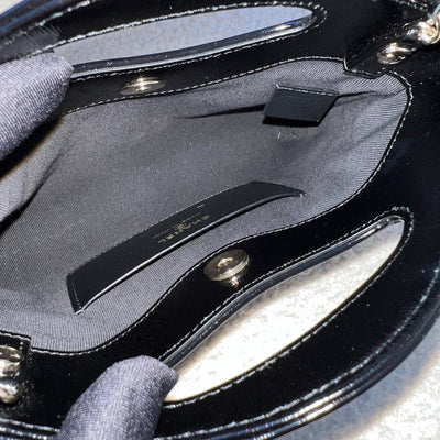 Chanel 31 Nano Shopping Bag in Black Shiny Calfskin and LGHW (Model: AP3656)