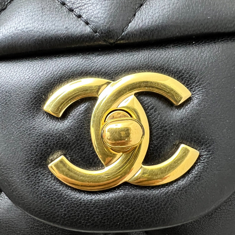 Chanel Jumbo Classic Flap SF in Black Lambskin and GHW