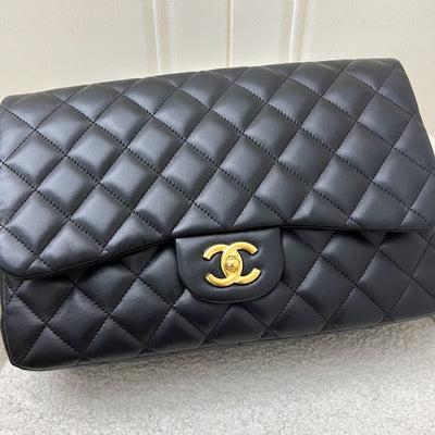 Chanel Jumbo Classic Flap SF in Black Lambskin and GHW