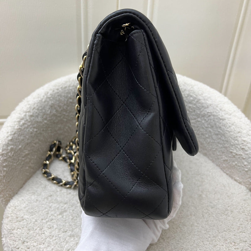 Chanel Jumbo Classic Flap SF in Black Lambskin and GHW