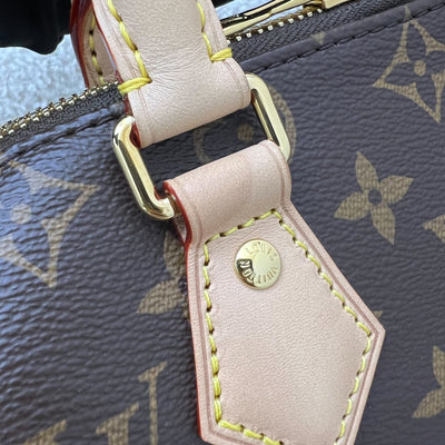 LV Louis Vuitton Speedy Bandouliere 20 in Monogram Canvas and GHW (Missing original strap, replaced with third party vachetta strap)