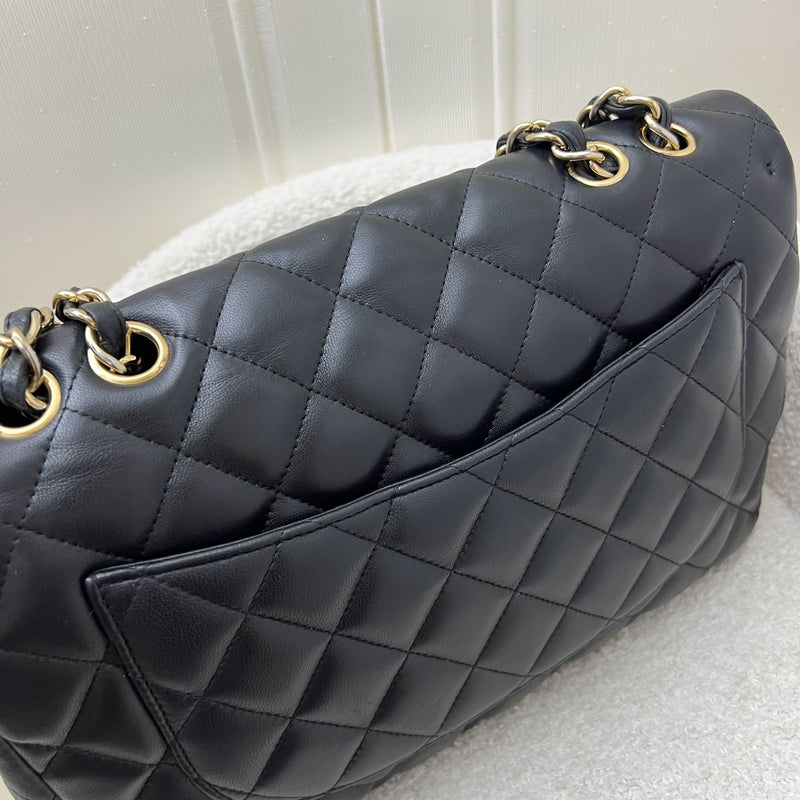 Chanel Jumbo Classic Flap SF in Black Lambskin and GHW