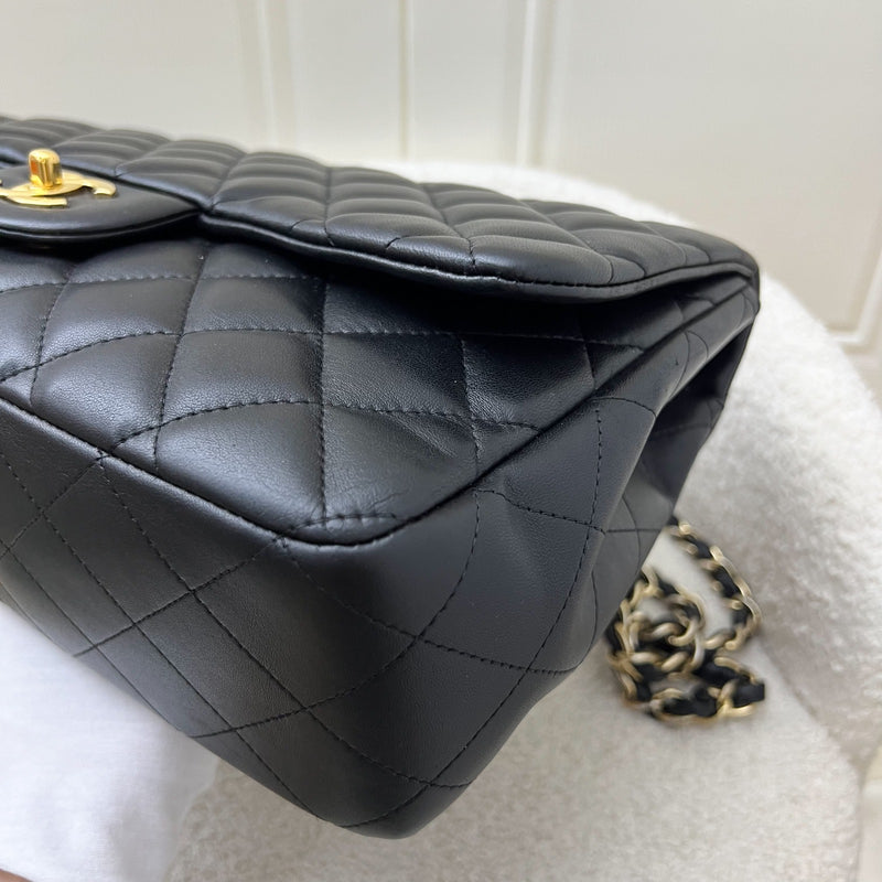 Chanel Jumbo Classic Flap SF in Black Lambskin and GHW