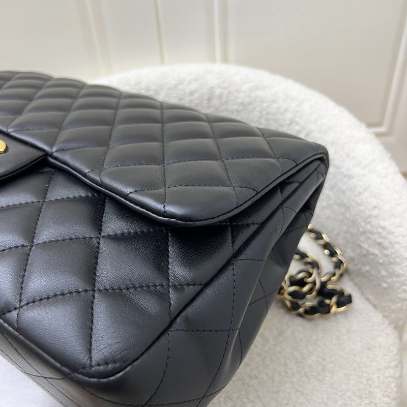 Chanel Jumbo Classic Flap SF in Black Lambskin and GHW