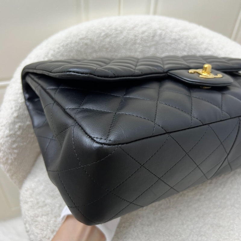 Chanel Jumbo Classic Flap SF in Black Lambskin and GHW