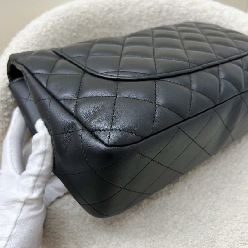 Chanel Jumbo Classic Flap SF in Black Lambskin and GHW