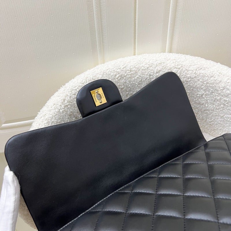 Chanel Jumbo Classic Flap SF in Black Lambskin and GHW