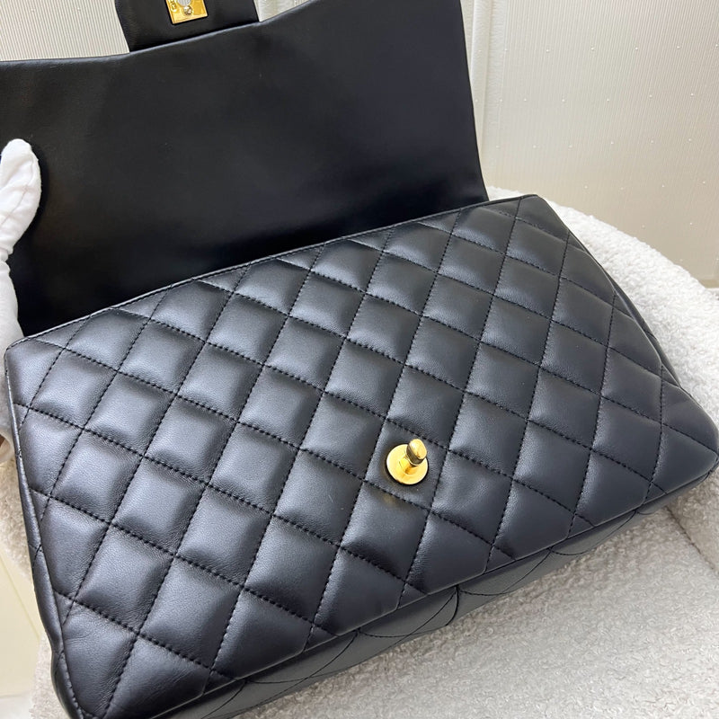 Chanel Jumbo Classic Flap SF in Black Lambskin and GHW