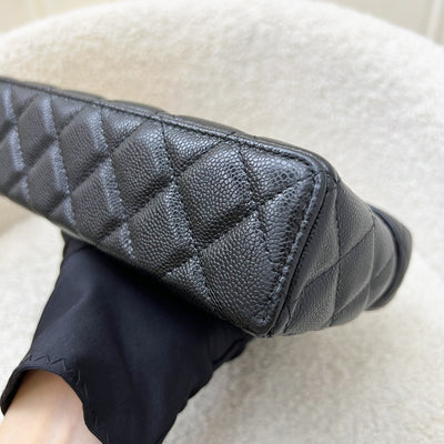 [New Local Jan 2025] Chanel 25C Vanity / Clutch with Chain (LP Style Bag) in Black Caviar and LGHW