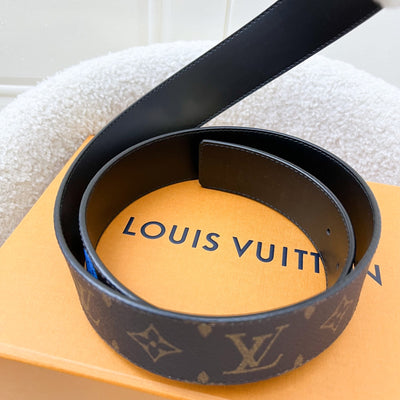 LV 40mm "Friends" Reversible Belt in Monogram Canvas and GHW (Model: MP291S)