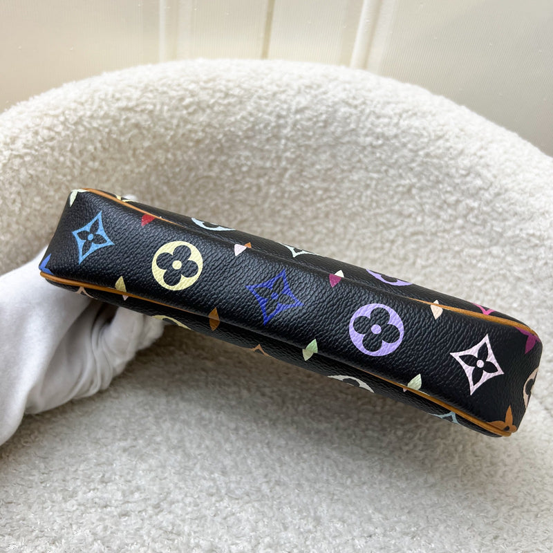 LV Vintage Louis Vuitton x Takashi Murakami Pochette Accessoires in Multicolore Noir Monogram Canvas and GHW