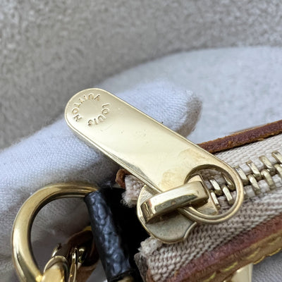 LV Vintage Louis Vuitton x Takashi Murakami Pochette Accessoires in Multicolore Noir Monogram Canvas and GHW