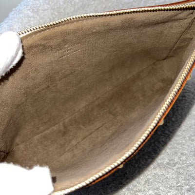 LV Vintage Louis Vuitton x Takashi Murakami Pochette Accessoires in Multicolore Noir Monogram Canvas and GHW