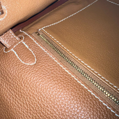 Hermes Kelly 25 in Gold Togo Leather and GHW