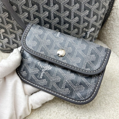 Goyard Mini Anjou in Grey Goyardine Canvas and Leather