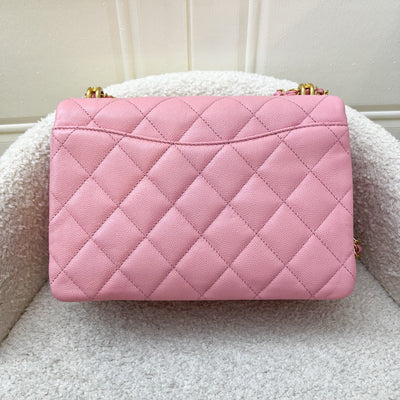 Chanel 22K Coco First Small Flap in Pink Caviar and LGHW (Model: AS3633)