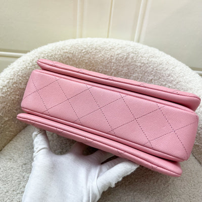 Chanel 22K Coco First Small Flap in Pink Caviar and LGHW (Model: AS3633)