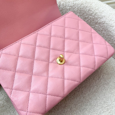 Chanel 22K Coco First Small Flap in Pink Caviar and LGHW (Model: AS3633)