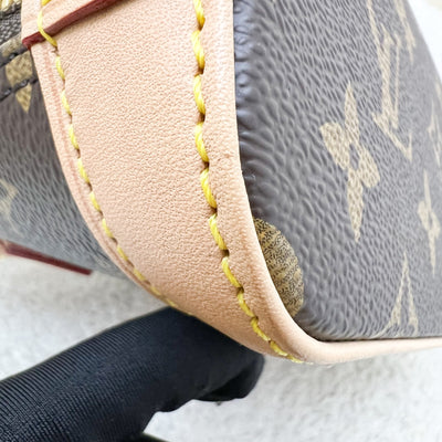 LV x TM Louis Vuitton Murakami Nano Alma with Cherry Motif Monogram Canvas and GHW