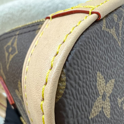 LV x TM Louis Vuitton Murakami Nano Alma with Cherry Motif Monogram Canvas and GHW