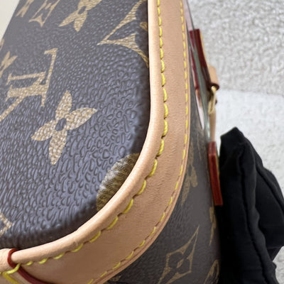 LV x TM Louis Vuitton Murakami Nano Alma with Cherry Motif Monogram Canvas and GHW