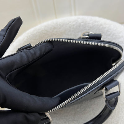 LV Louis Vuitton Alma BB in Black Epi Leather and SHW