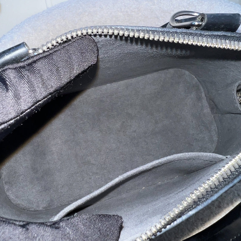LV Louis Vuitton Alma BB in Black Epi Leather and SHW