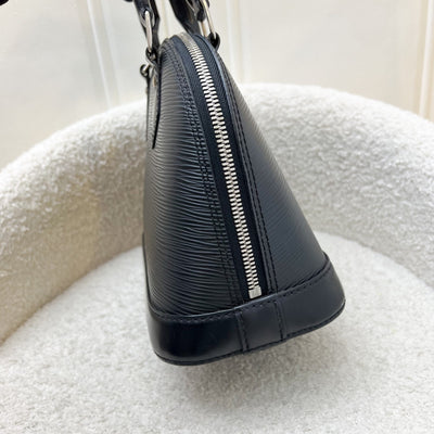 LV Louis Vuitton Alma BB in Black Epi Leather and SHW