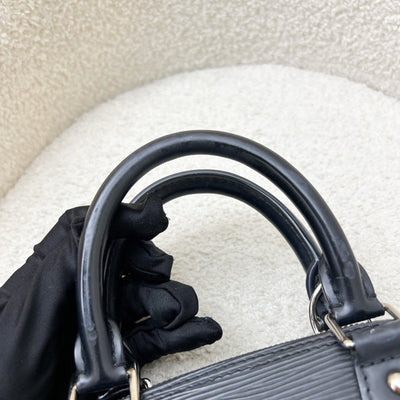 LV Louis Vuitton Alma BB in Black Epi Leather and SHW