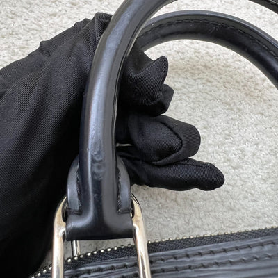 LV Louis Vuitton Alma BB in Black Epi Leather and SHW