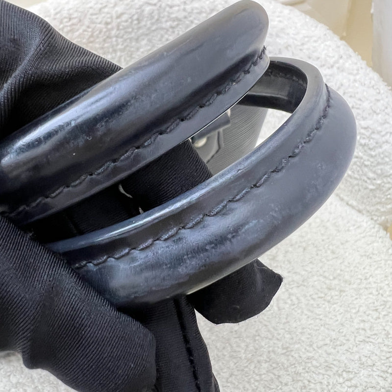 LV Louis Vuitton Alma BB in Black Epi Leather and SHW