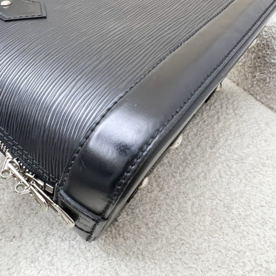 LV Louis Vuitton Alma BB in Black Epi Leather and SHW