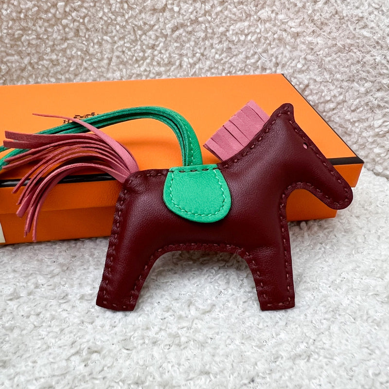 Hermes Rodeo PM in Rouge H / Rindienne / Menthe