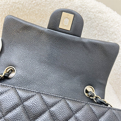 Chanel Classic Mini Rectangle Flap in 15C Black Caviar and AGHW