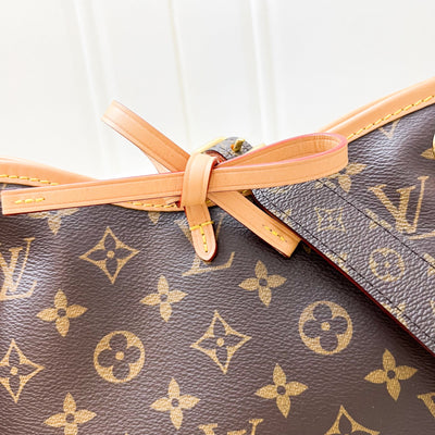 LV Louis Vuitton CarryAll BB in Monogram Canvas and GHW (Model: M13014)