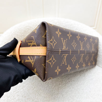 LV Louis Vuitton CarryAll BB in Monogram Canvas and GHW (Model: M13014)