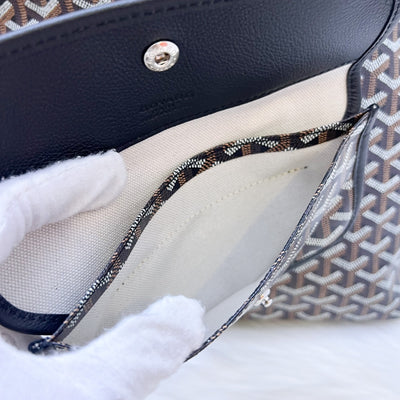 [June 2025] Goyard Boheme PM Hobo Bag in Black Signature Goyardine Canvas