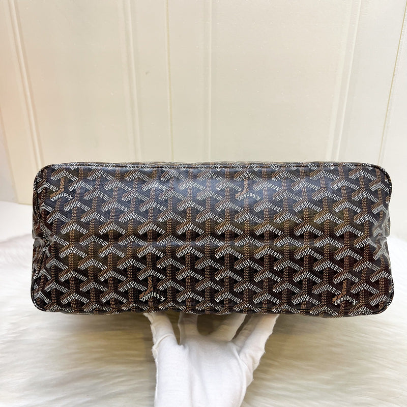 [June 2025] Goyard Boheme PM Hobo Bag in Black Signature Goyardine Canvas