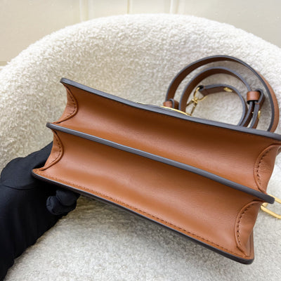 LV Mini Dauphine Flap Bag in Monogram and Monogram Reverse Canvas and GHW (Model: M44580)