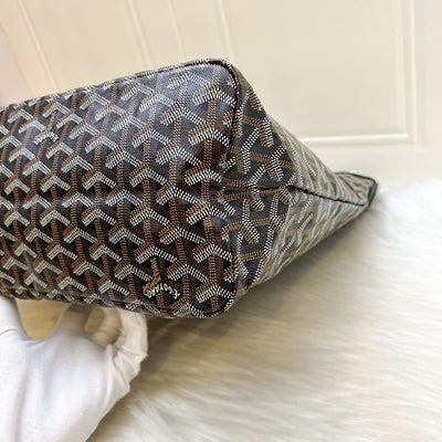 [June 2025] Goyard Boheme PM Hobo Bag in Black Signature Goyardine Canvas
