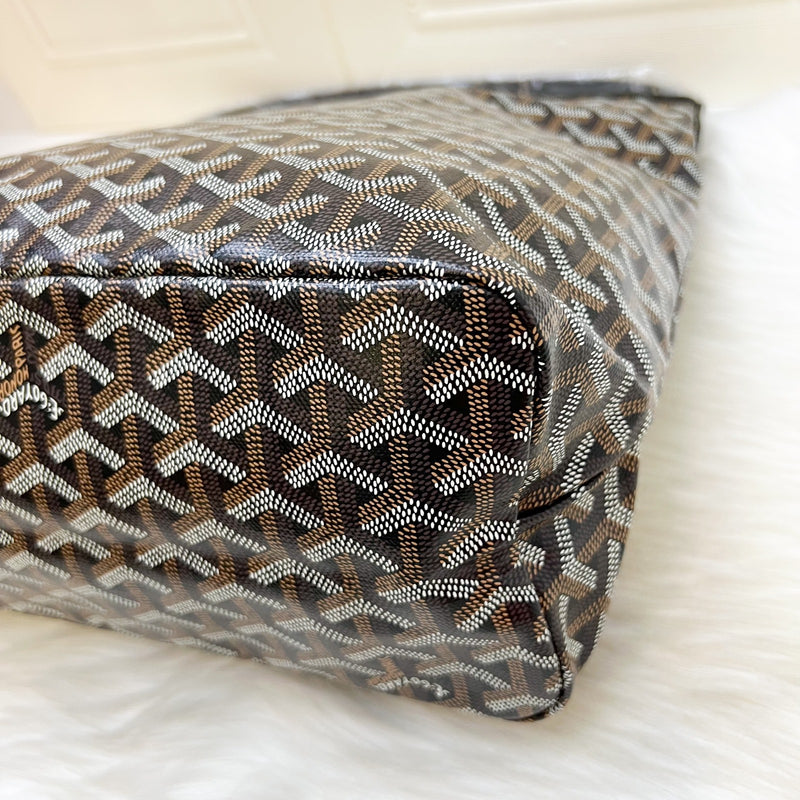 [June 2025] Goyard Boheme PM Hobo Bag in Black Signature Goyardine Canvas