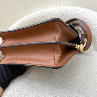 LV Mini Dauphine Flap Bag in Monogram and Monogram Reverse Canvas and GHW (Model: M44580)