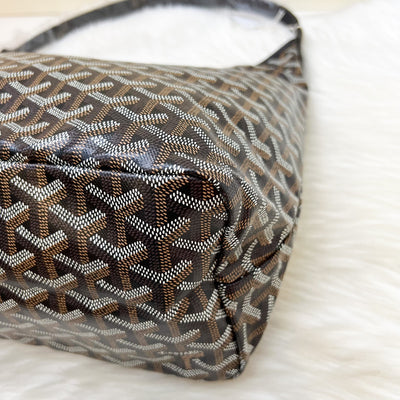 [June 2025] Goyard Boheme PM Hobo Bag in Black Signature Goyardine Canvas