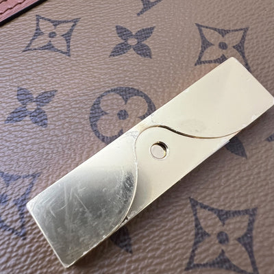 LV Mini Dauphine Flap Bag in Monogram and Monogram Reverse Canvas and GHW (Model: M44580)