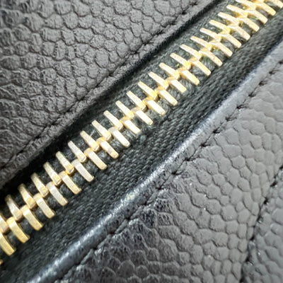 Chanel Vintage Vertical Vanity in Black Caviar and GHW