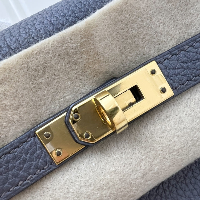 Hermes Kelly 25 in Gris Etain Togo Leather and GHW