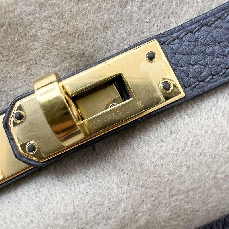 Hermes Kelly 25 in Gris Etain Togo Leather and GHW