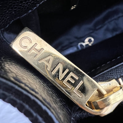 Chanel Grand Shopping Tote GST in Black Caviar and GHW